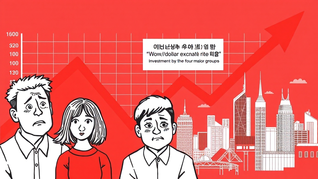 경제/금융 시장 동향 (illustration 스타일)