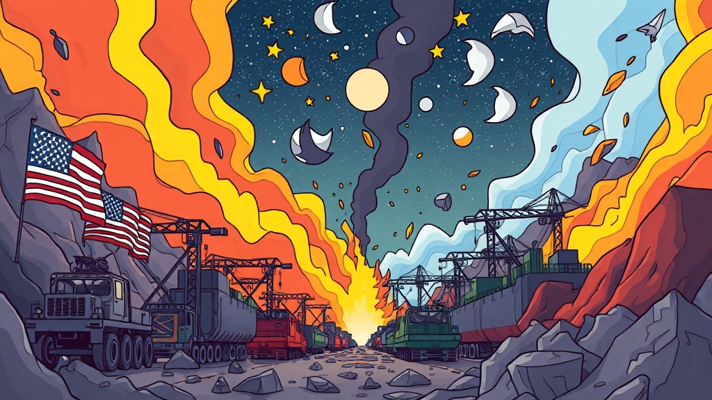 미중 희토류 전쟁, 왜 벌어졌나? (cartoon 스타일)