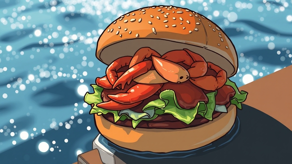 롯데리아 최신 소식 (illustration 스타일)