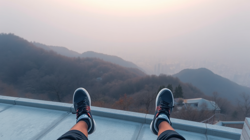 용마산 스카이워크, 이것만은 알고 가자! (watercolor 스타일)