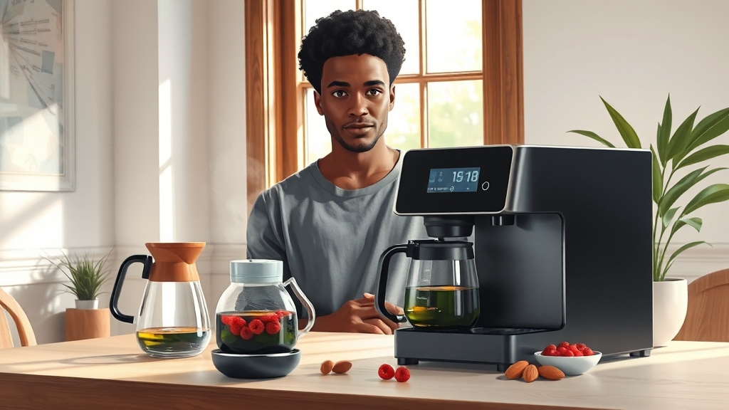 고지혈증 환자를 위한 커피 가이드 (realistic 스타일)