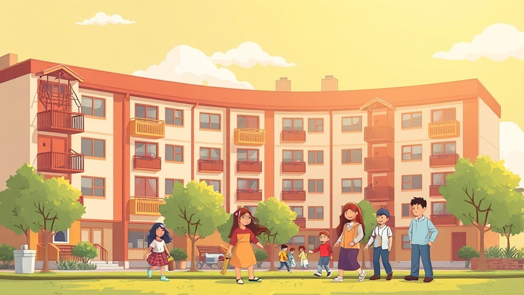 공공임대, 어떤 곳? (illustration 스타일)