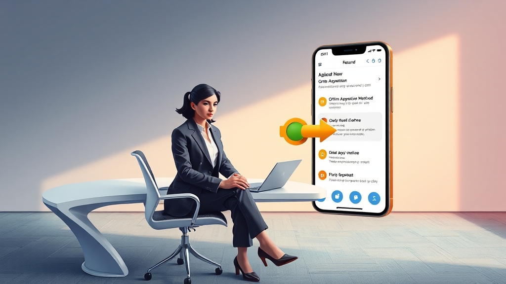 온라인/오프라인 신청 방법 (illustration 스타일)