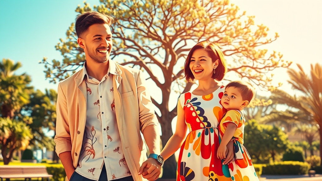 육아휴직, 행복한 육아의 시작! (popart 스타일)