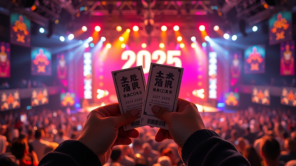 콘서트 티켓팅: 예매 방법 (realistic 스타일)