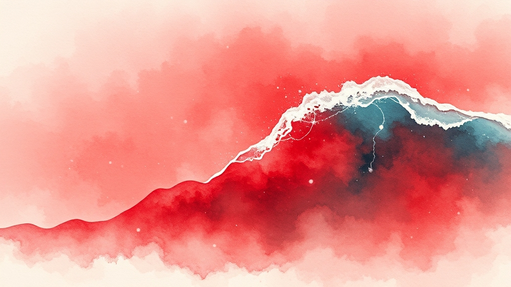 리스크 요인 및 투자 유의사항 (watercolor 스타일)