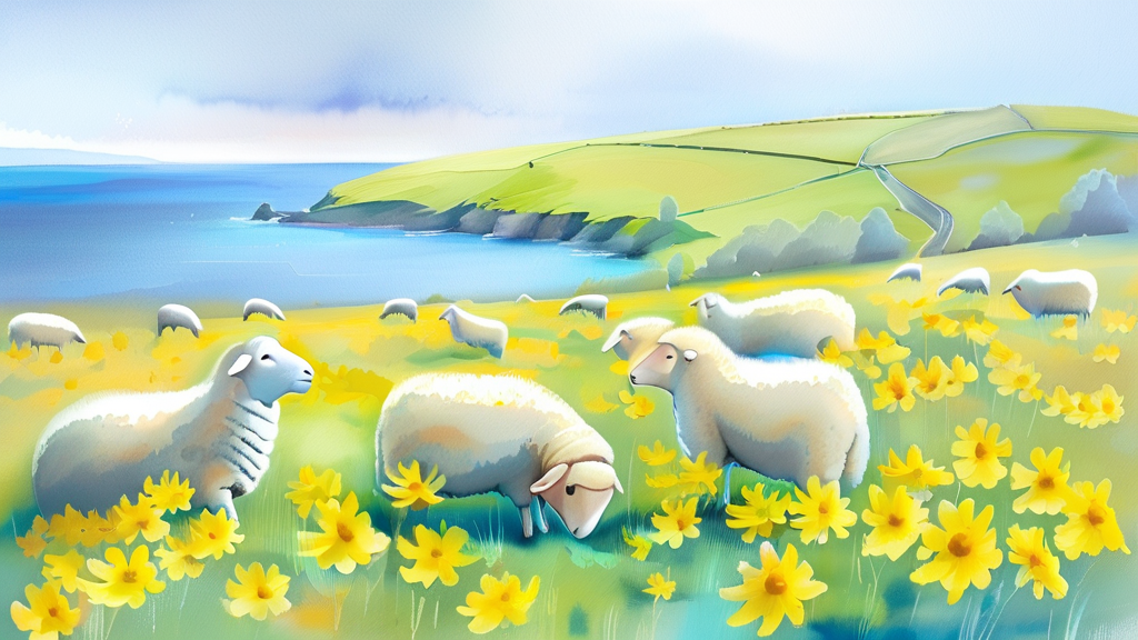 인생샷 명당: 최고의 순간을 담는 포토존 (watercolor 스타일)