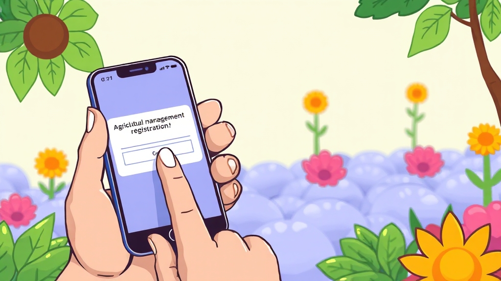 모바일 발급 방법 (cartoon 스타일)