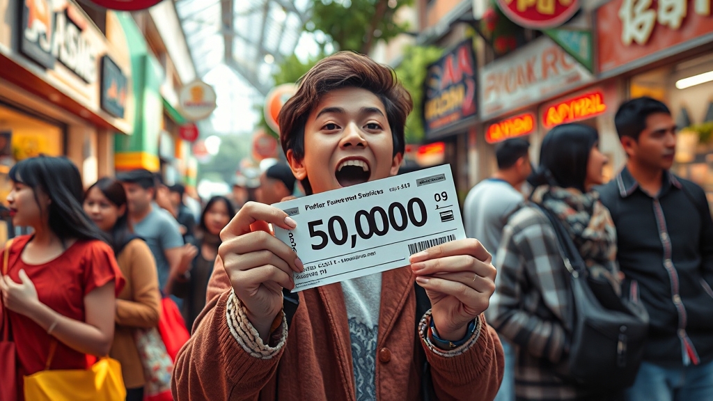 영수증 응모 꿀팁 (realistic 스타일)