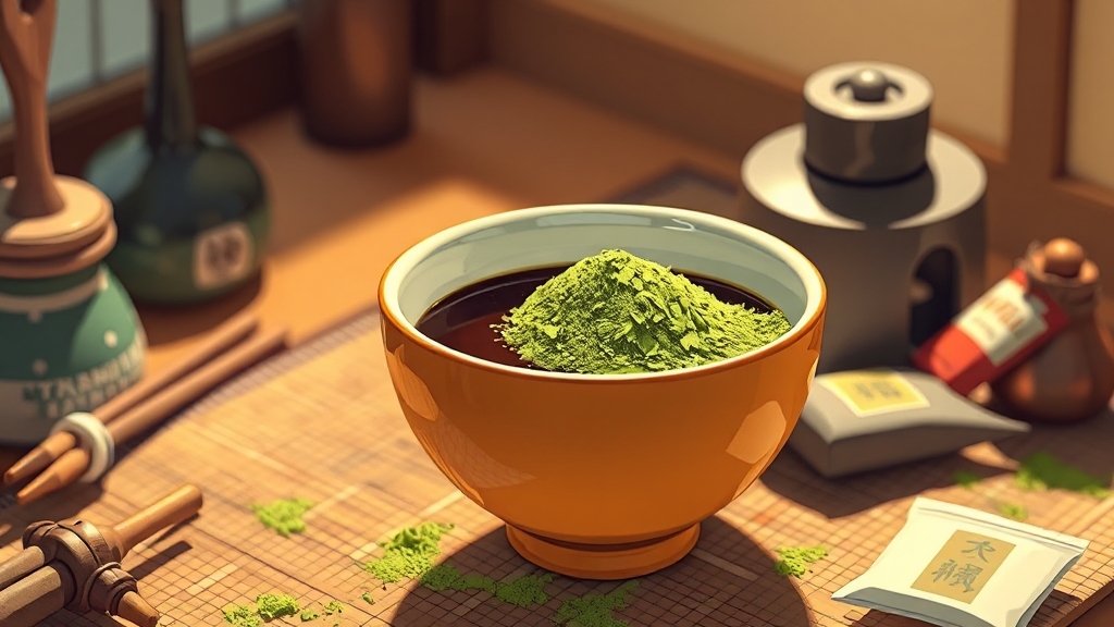 말차란 무엇일까요? (cartoon 스타일)