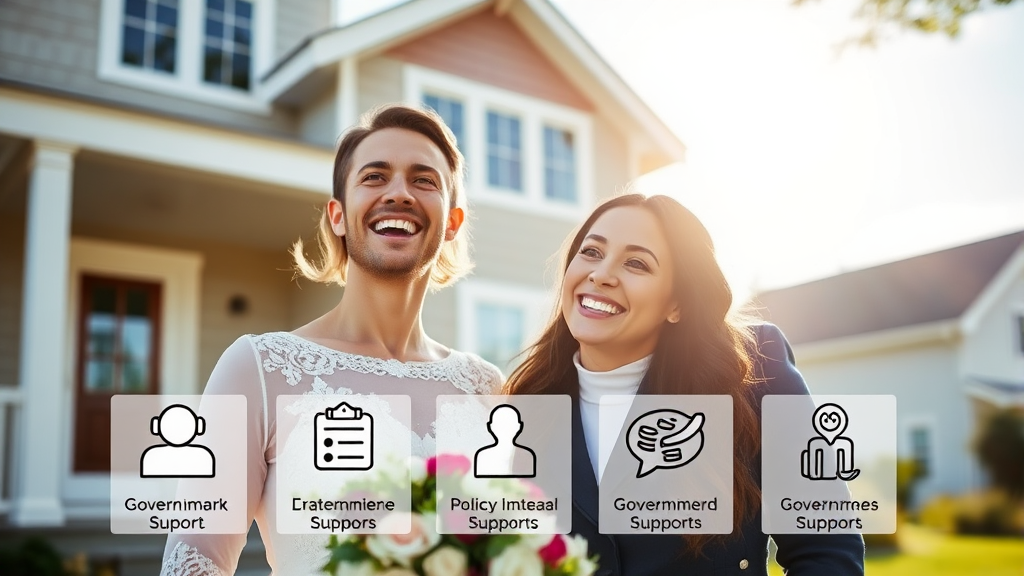 주거 지원: 내 집 마련부터 전세까지 (realistic 스타일)