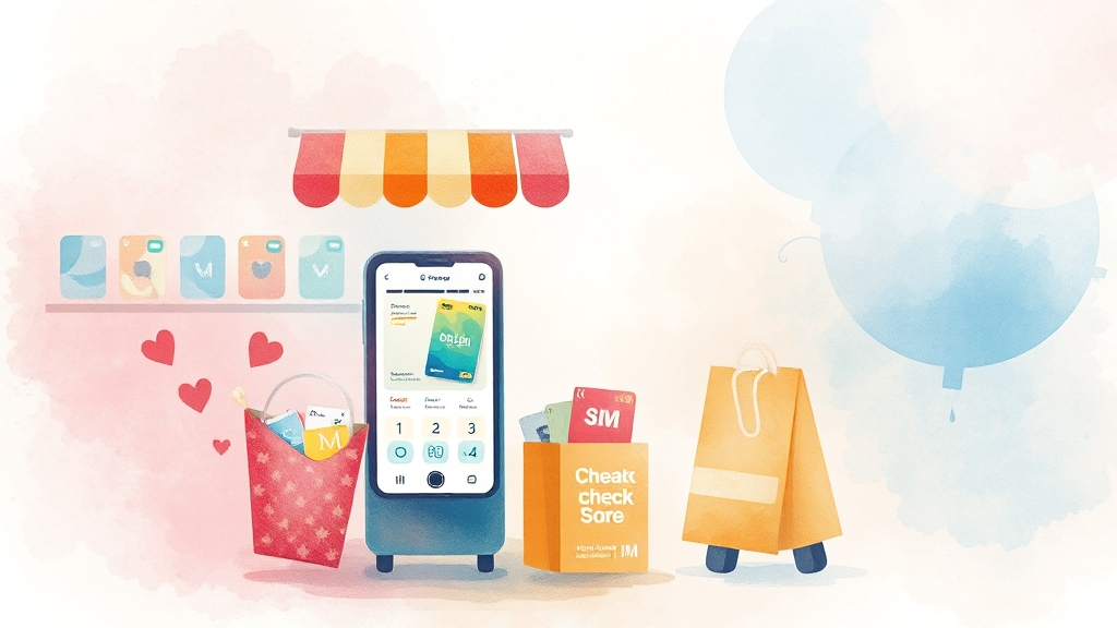 아이엠뱅크 체크카드 사용처 (watercolor 스타일)