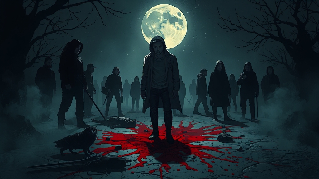 살인 사건 목격 꿈, 메시지는? (illustration 스타일)