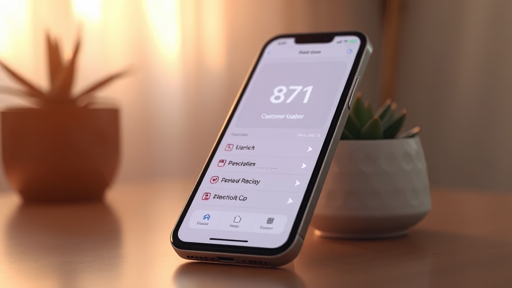한전ON 앱 활용법 (realistic 스타일)
