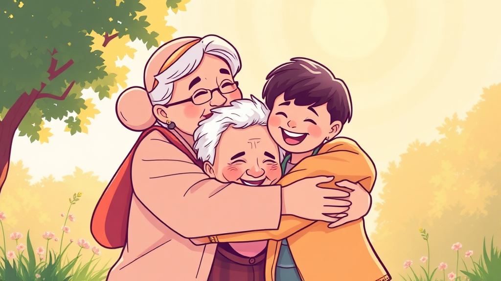 자격증 취득 후 밝은 미래 (illustration 스타일)