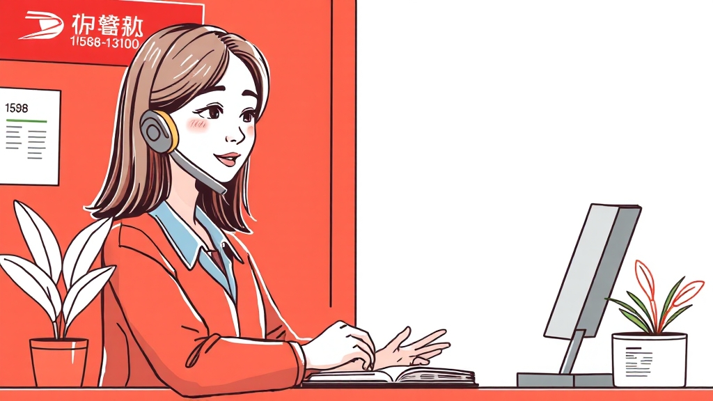 고객센터 이용 안내 (illustration 스타일)