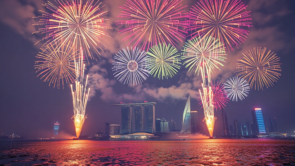 2025 불꽃축제 개요 (realistic 스타일)