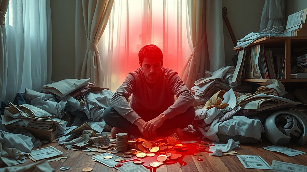 집안 기운 흐트러졌다는 신호 (realistic 스타일)