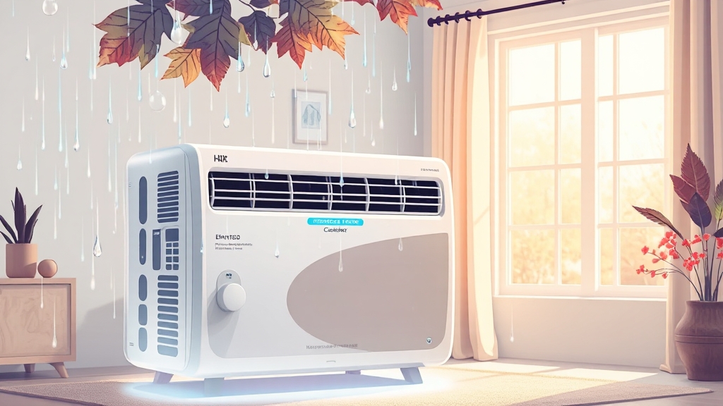 제습 기능, 이렇게 쓰면 최고! (illustration 스타일)