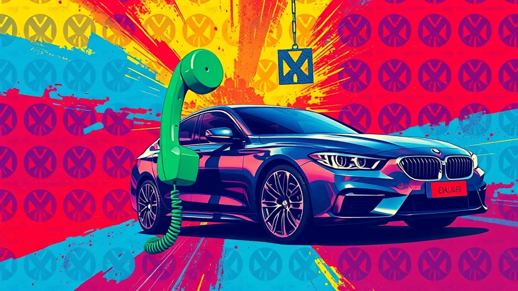 긴급출동 전화번호 (popart 스타일)