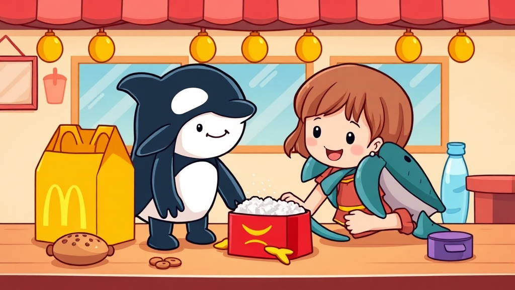 구매 후기 및 만족도 분석 (cartoon 스타일)