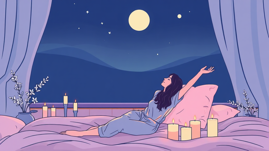 꿀잠 보장 가이드 7 숙면을 위한 스트레칭 (illustration 스타일)