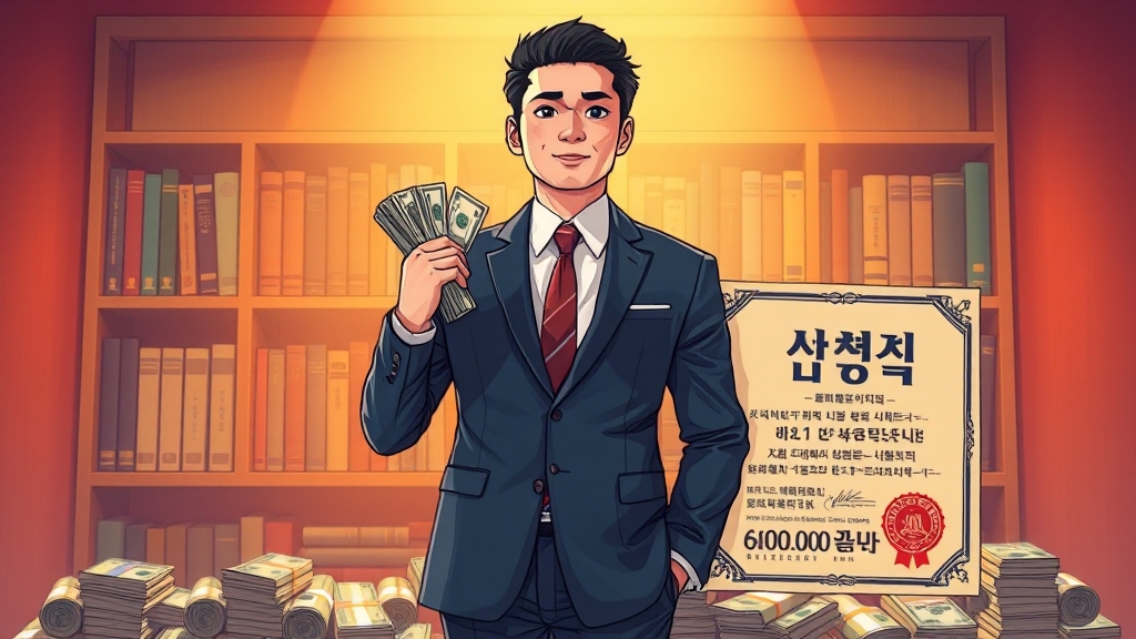 지원 조건 및 대상 (illustration 스타일)