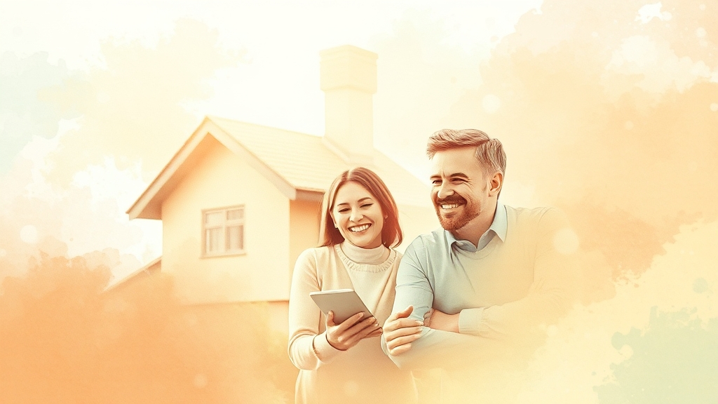 월세 및 주택 절세 혜택 (watercolor 스타일)