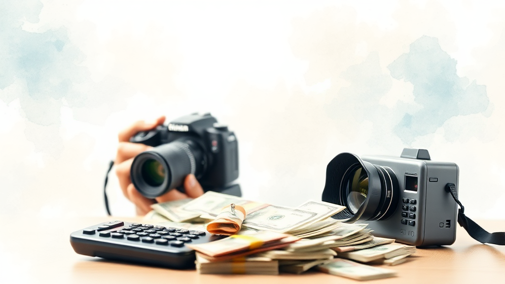 유튜버 절세 전략: 필요경비 활용 (watercolor 스타일)