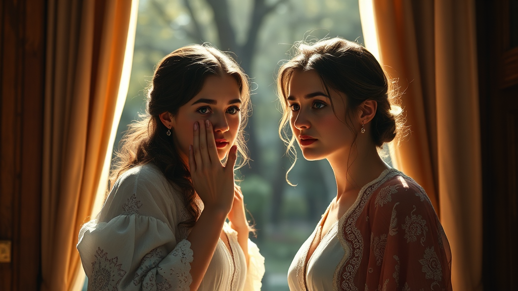 예상치 못한 반전과 여운을 남기는 결말 (realistic 스타일)