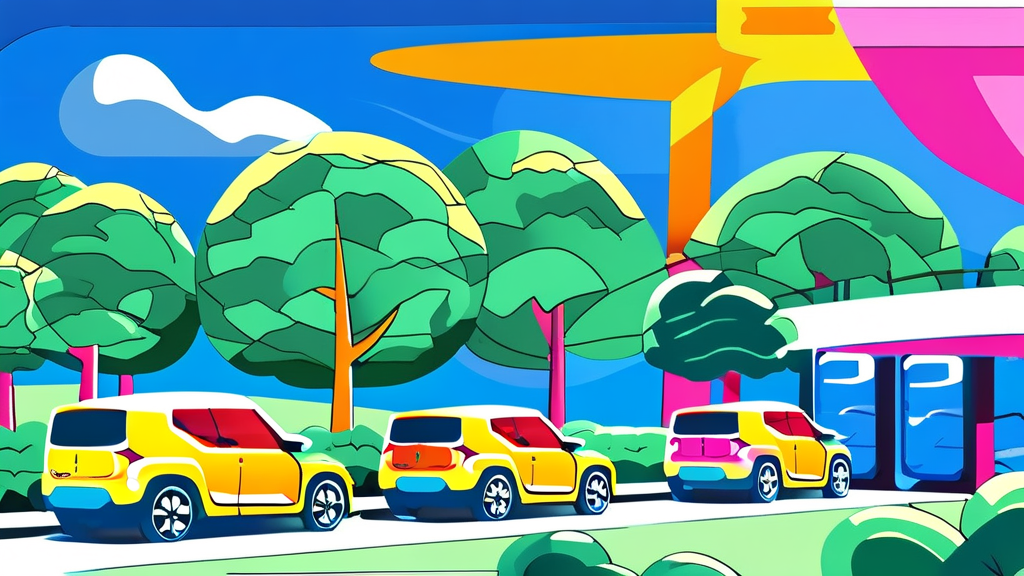 차량 5부제, 어떻게 적용되나요? 운행 제한 기준과 방식 (cartoon 스타일)