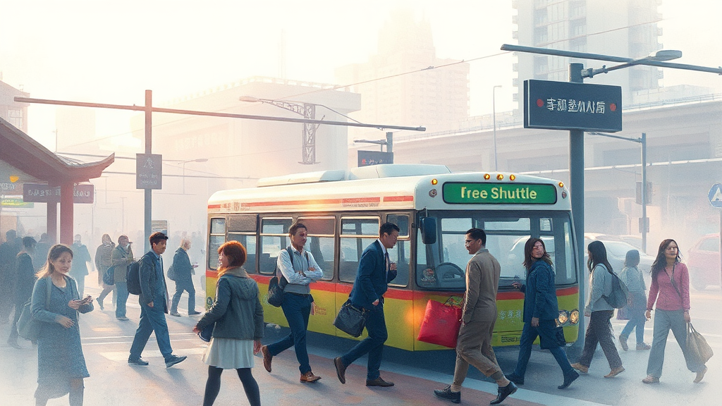 서울시, 비상 수송 대책 가동 (watercolor 스타일)