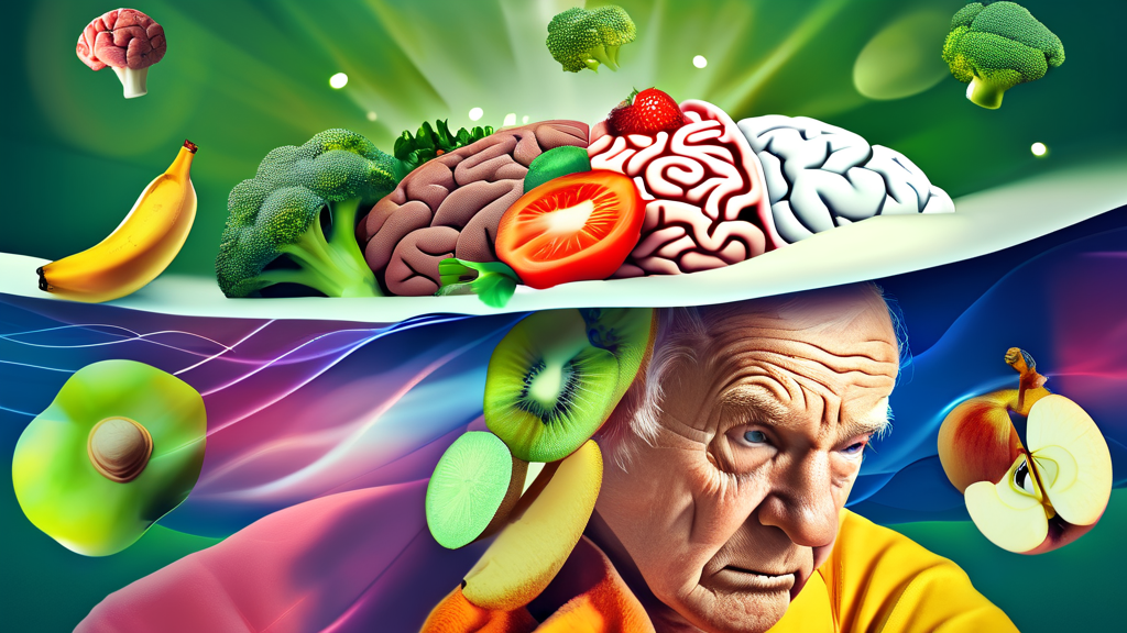 치매 위험도 자가 진단 및 연령별 예방 전략 (realistic 스타일)