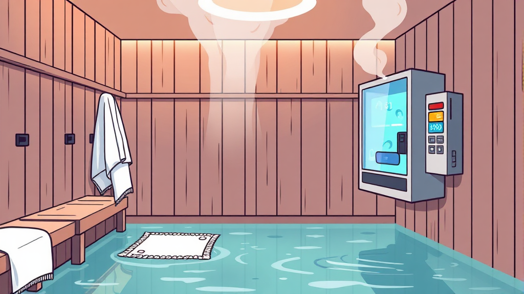 준비물 및 편의시설 (illustration 스타일)