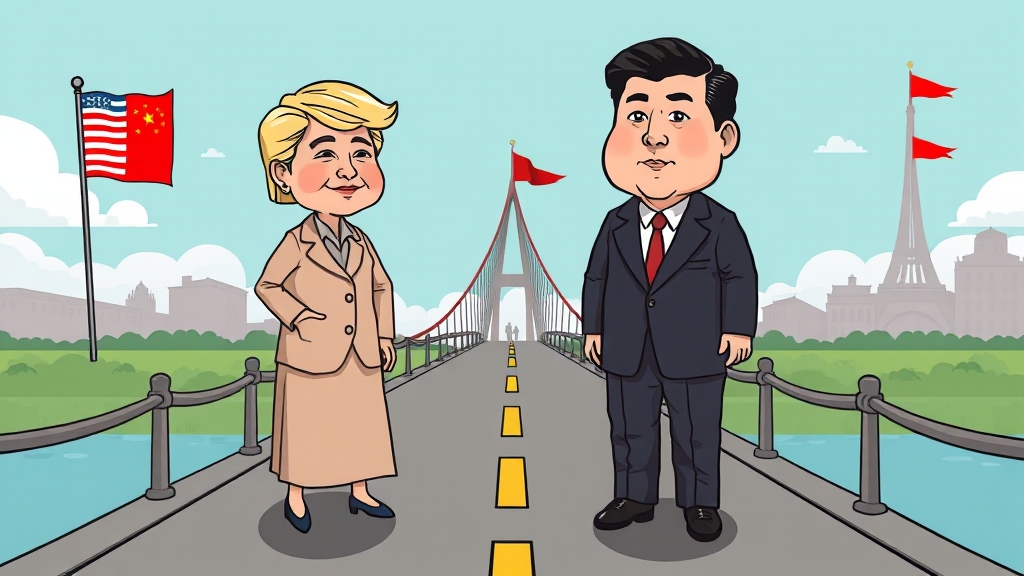 회담의 한계와 과제 (cartoon 스타일)