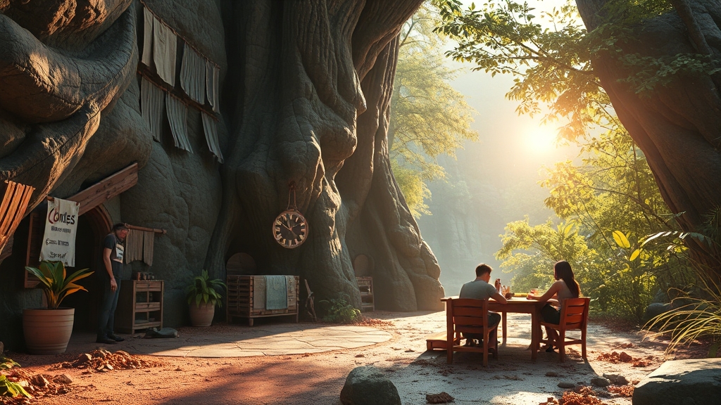 코스 완주 & 숨은 명소 탐험 (realistic 스타일) (재시도)