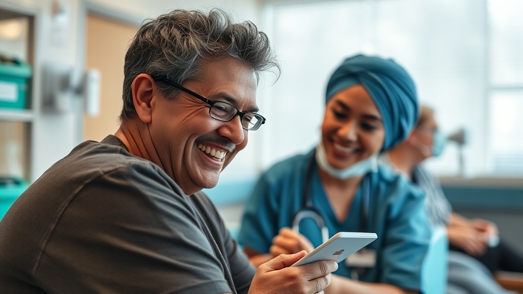 의료급여 이용 시 주의사항 (realistic 스타일)