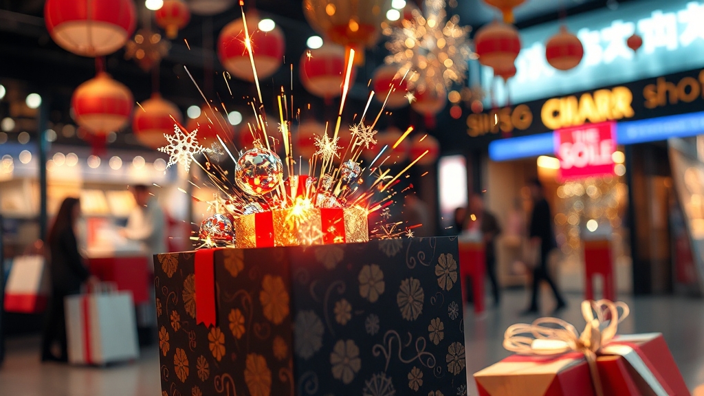 주요 쇼핑 행사 비교 (realistic 스타일)