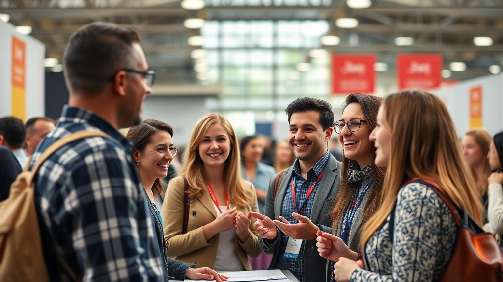 채용 면접 및 설명회 준비 (realistic 스타일)