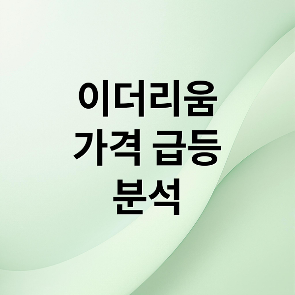 이더리움
가격 급등
분석 (이더리움 전망)