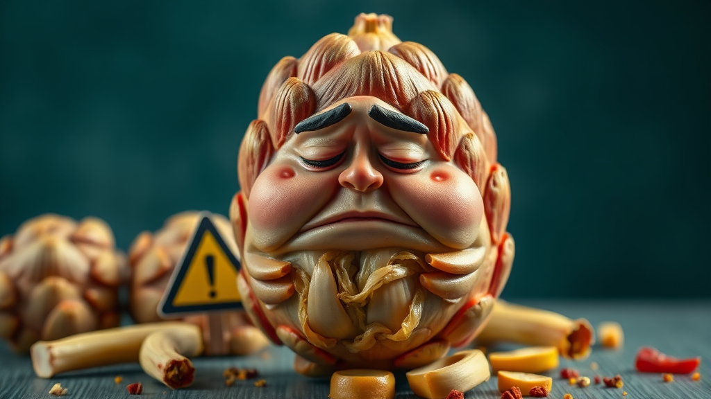 섭취 시 주의사항 (realistic 스타일)