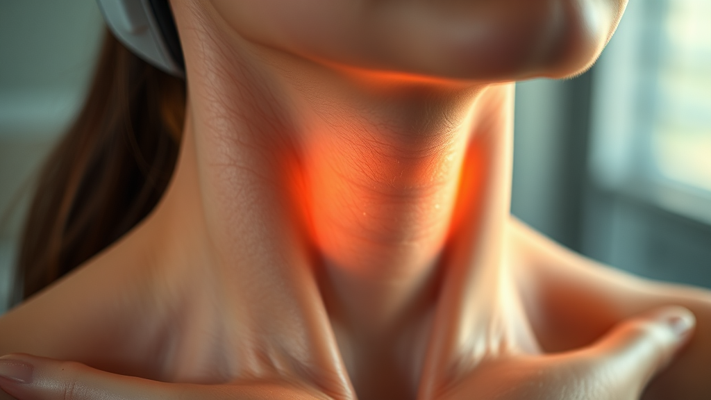 갑상선기능항진증 치료 방법 (realistic 스타일)