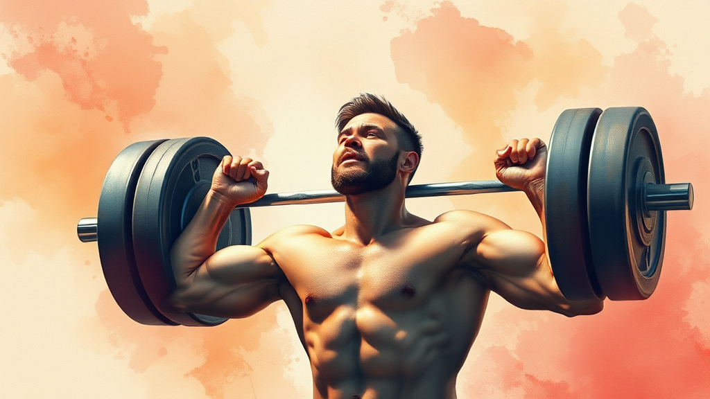 크레아틴 효과 및 작용 원리 (watercolor 스타일)