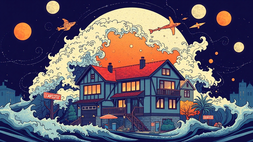 2026년 부동산 세금 핵심 변화 (illustration 스타일)