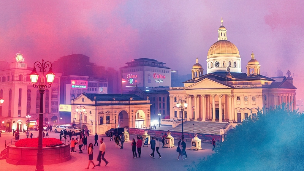 마카오 야경 여행: 완벽한 밤 가이드 (watercolor 스타일)