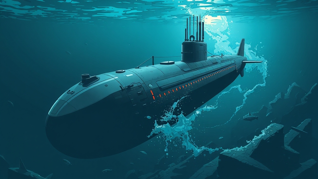 핵잠 관련 용어 정리 (illustration 스타일)