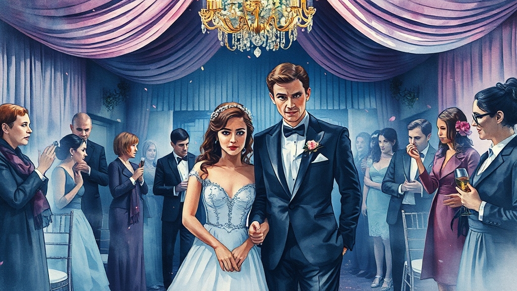 결혼식 관련 꿈의 다양한 의미 (watercolor 스타일)