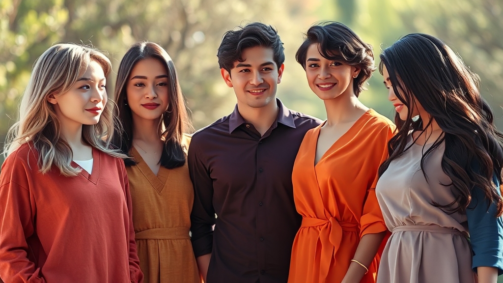 혈액형 궁합, 뭘까? (realistic 스타일)