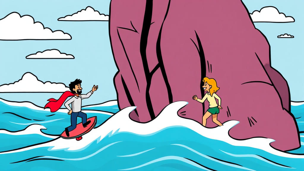 하반기 투자 핵심: 금리 인하 시대, 돈의 흐름 읽는 법 8 리스크 관리와 맞춤형 투자 전략: 현명한 자산 운용법 (cartoon 스타일)