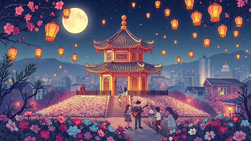 2025 청남대 영춘제 행사 개요 (cartoon 스타일)